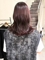 アトレ 梅田店(attrait)&nbsp;ミディアム×ピンクカラーで叶える大人っぽい柔らか髪