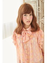 フェリシータ 緑地公園店(felicita) コケティッシュ&フェアリー甘めバングのウェービーロング