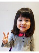ヘアーアティレ(HAIR attirer) キッズ　ミディアムボブ