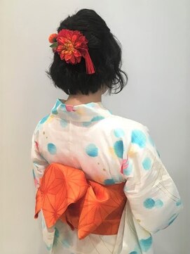 フラココ 荻窪店(hurakoko trico) 和泉美佳 ボブでもできる浴衣に合うハーフアップ