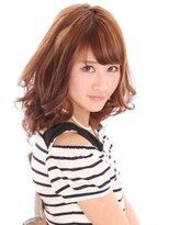 エマージュ 渋谷(Emerge)&nbsp;☆大人女子　ひし形シルエット　小顔ミディアム ミックス☆