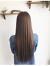 《平日限定★》 カット+縮毛矯正+Aujuaヘアケアorスパ ￥22550～→￥15400～