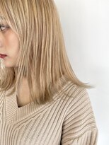 ネス(ness)&nbsp;[RIMMA]ブロンドベージュ/ミディアムロブ