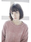 ニュアンスカールの重めボブ◎30代40代50代60代