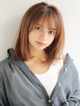 アンドレイ 表参道(andrey) 【ANDREY 宮村】スリークボブ×ハイライトベージュ