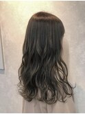 〈Chainon.〉くすみオリーブアッシュ◎大人ロングレイヤー