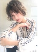 Liberte銀座 可愛い小顔ショート×オリーブアッシュ