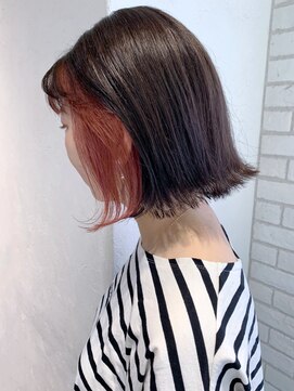 アイティー バイ アルバム 浦和店(IT by ALBUM) フェイスフレーミング_オリーブカラーハイライトカラー_ba305452