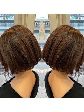 スタジオ アルファプラス 日暮里店(studio α+) 前下がりボブ【スタジオアルファプラス日暮里】