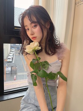 サロンドゥユウ(salon de yu) salon de yu ピンクラベージュミディ 天神