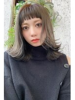 パースヘアーデザイン 大倉山店(PERS hair design) 透け感たっぷりクリアベージュボブ