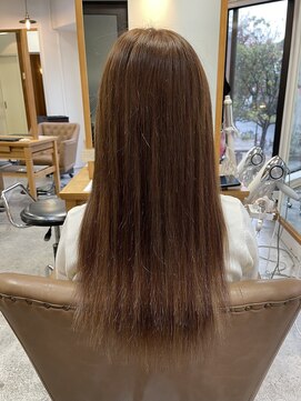 フツーロ 栄(FUTURO) ブラウン　プルエクステ　ロングヘア　エクステ