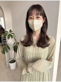 アメリ女子の透け感たっぷりワイドバング♪