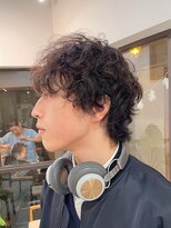 ナループロアオハナ(Nalu pu loa ohana) マッシュウルフ/ウルフパーマ/メンズパーマ/くるくるパーマ