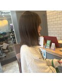 透明感カラーとロブ