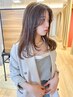 【赤みゼロ！ブリーチなしで叶う透明感】カット+ブリーチしないダブルカラー