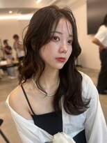 ユーフォリア 新宿店(Euphoria) ウェーブヘアくびレイヤー小顔フェミニンロング2wayバング