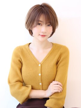 オーロ 宝塚店(ORO) 20代30代40代50代ボブルフネビージュ小顔ワンレンショート