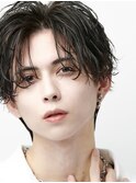 【ニュアンスパーマ】センターパート