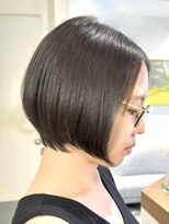 ローネス ギンザ(LONESS ginza)&nbsp;ショートボブ/ショート/黒髪ボブ/地毛風カラー/小顔カット/銀座