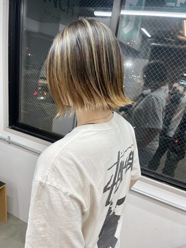 ワンインチ(1 inch) コントラストバレイヤージュ