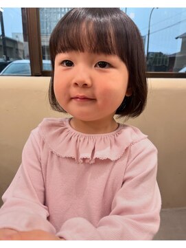 ロールアップスリーブス(ROLL UP SLEEVES) キッズカット　/ ボブカット