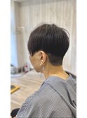 エッジショート☆20代30代40代グレージュ大人