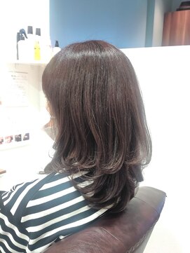 ヘアー グリーン(hair green) 30代40代50代/ミディアムレイヤー/巻き髪レイヤー