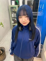 ロペ(ROPE.)&nbsp;カジュアルモードレイヤーロング×ブルーデザイン