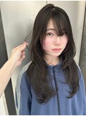 ハッシュカット/レイヤーカット/韓国レイヤー/前髪カット