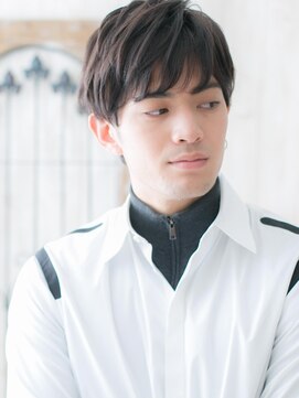 モッズヘア メン 上尾東口店(mod's hair men) 20代30代斜めバング立ち上げ重めクロップショートZ上尾