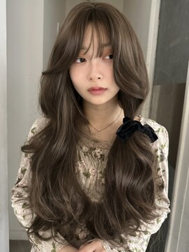 メゾンアクア 表参道(Maison ACQUA) ☆ブリーチなしダブルカラー オリーブ オリーブベージュ