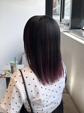 ロカリタ キョウト 河原町三条店(ROCAReTA kyoto) ブリーチ1回：ブラック×ピンク