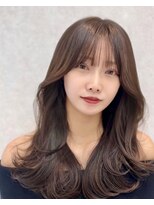 ポケット 大宮店(POCKET)&nbsp;大人かわいい/フェザーバング/カーキグレージュ