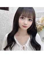 ラビス(Lovis) ミディアム/暗めカラー/デザインカラー/フェイスフレーミング