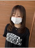 ミディアムレイヤーカット