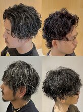 コラボエンリッチ(COLLABOENRICH) ツイストスパイラルパーマ/シャドウパーマ/メンズハイライト