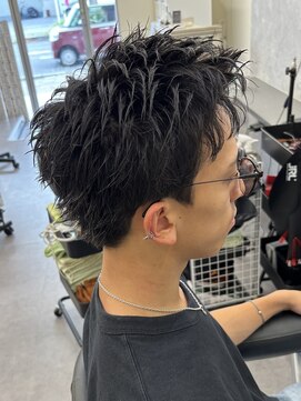 エクファフォーメン(EX-FA FOR MEN) MEN’S HAIR/サーフカール/刈り上げセンターパート/瀬田