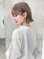 ガーデン 渋谷(GARDEN)&nbsp;小顔大人ボブ暗めカラーミディアムデザインカラー