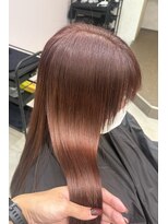 アグ ヘアー レア 神田店(Agu hair lea) 縮毛矯正×ピンクベージュ