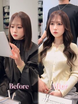 ラピス 福岡天神店(Lapis) ナチュラルブラウン×エクステ70枚