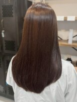 ミツバ(3tuba)&nbsp;髪質改善 ストレート ロング トリートメント 艶髪 20代