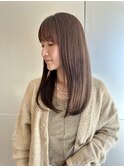 大人ガーリー/ダークアッシュ/似合わせカット