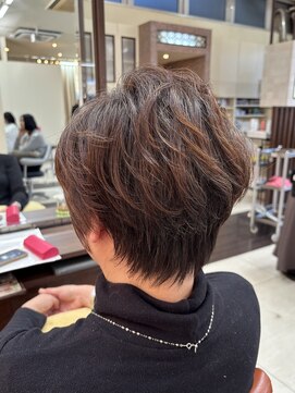 ウィーブ 成田店(Weve) ピンクベージュ/アンブレラカラー/クールショート/前髪/成田富里