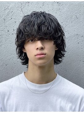 アストラ(ASTRA) MEN’S HAIR/波巻きツイストスパイラル/リバースセンターパート