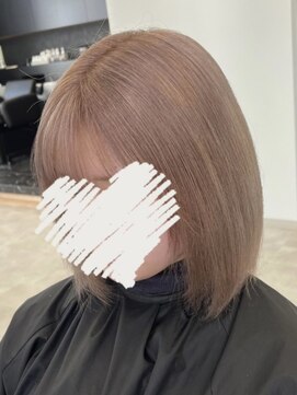 ラピス 福岡天神店(Lapis) 10代・20代/ブリーチ/ハイトーン/モテカラー◎ピンクベージュ