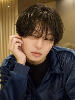 ロンドアンメゾン 原宿(Lond un Maison.) men's/顔周り/ニュアンスパーマ/黒染め/韓国/ダウンパーマ