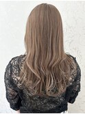 30代/40代/50代/ロング/ミルクティーベージュ