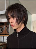 メンズショートウルフ