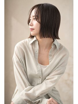 ヘアーループセラデザインワークス(Hair ruup Sela design works) 透け感シアーボブ